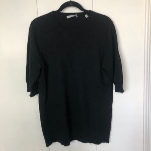 VINCE BLACK 100% CASHMERE SWEATER